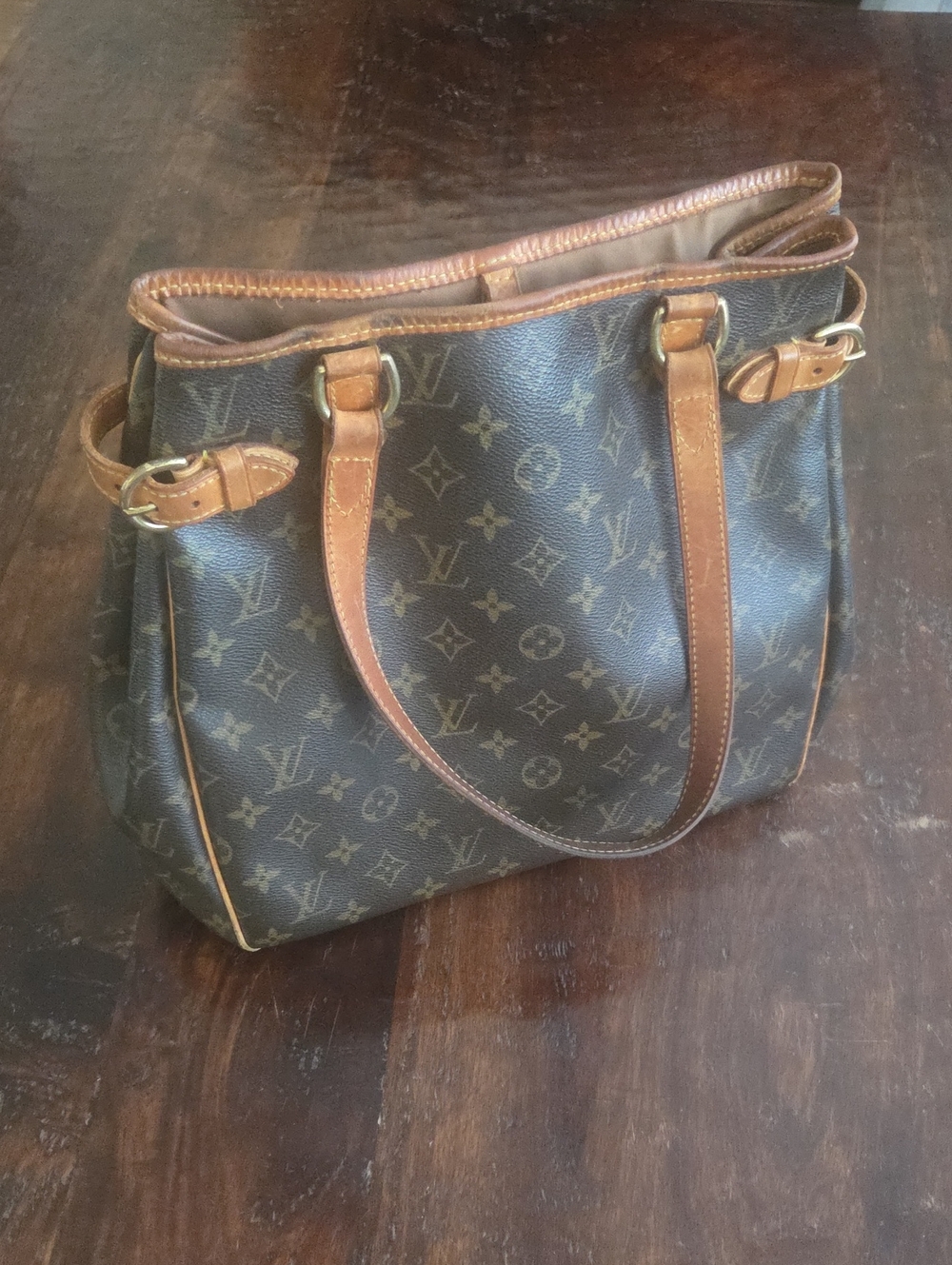 Louis Vuitton Monogram Canvas Tote in Brown and Tan